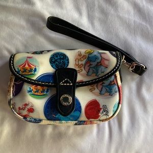 Dooney & Bourke X Disney snap wallet with wrist strap